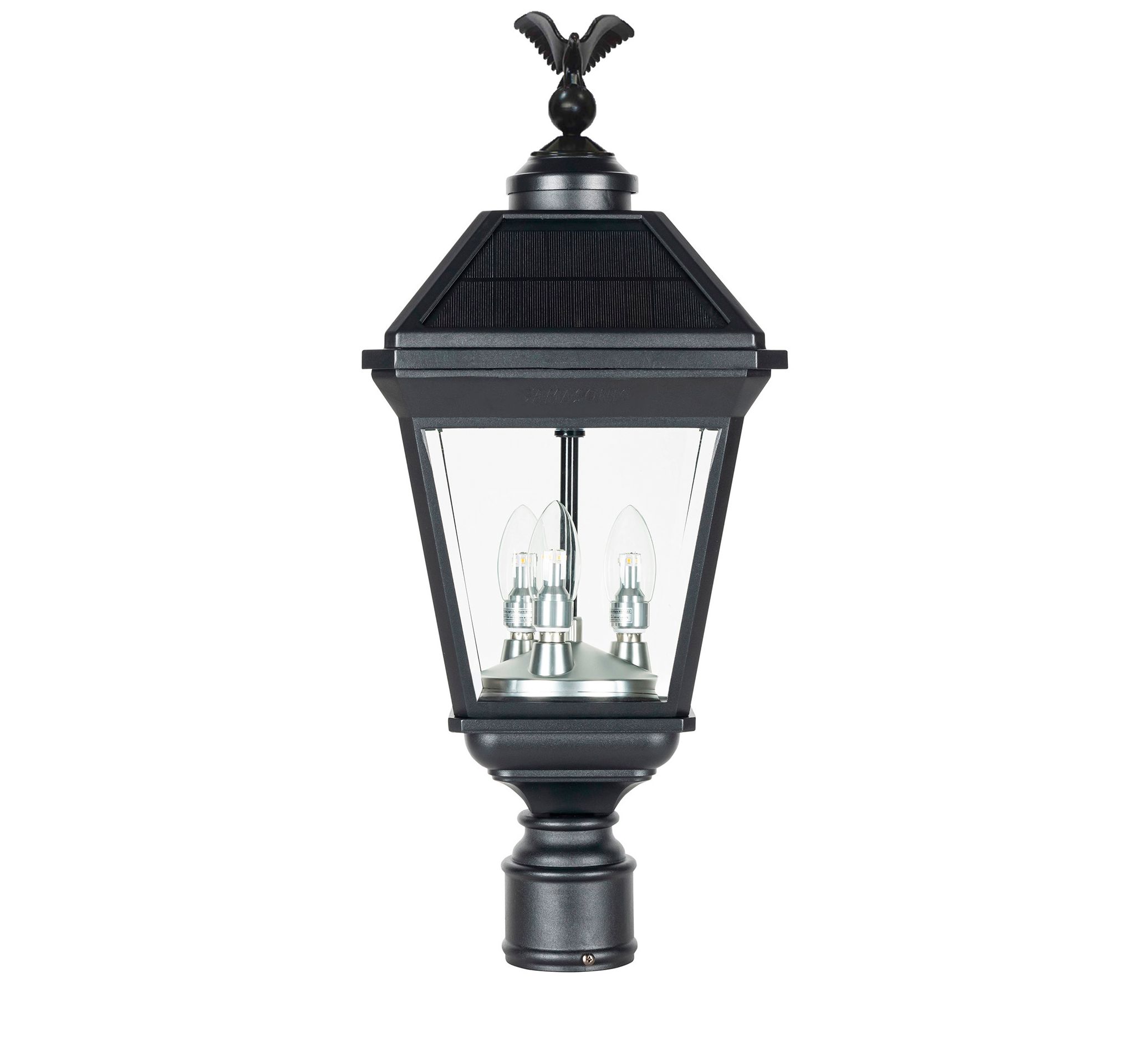 Image 6 Imperial Bulb 24 1/4"H Black LED 3-Light Outdoor Post Light more views