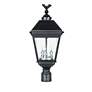 6_Imperial Bulb 24 1/4"H Black LED 3-Light Outdoor Post Light more views