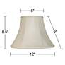 Imperial Collection&#8482; Creme Bell Lamp Shade 6x12x9 (Spider)