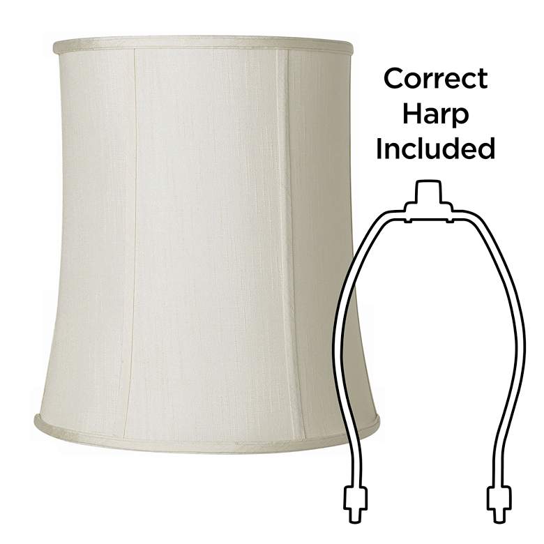Image 6 Imperial Collection Creme Deep Drum Shade 12x14x16 (Spider) more views