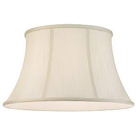 Image4 of Imperial Collection Creme Fabric Lamp Shade 13x19x11 (Spider) more views