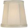 Imperial Collection Creme Fabric Lamp Shade 3x4x4 (Clip-On)