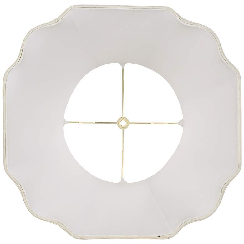 Image 3 Imperial Creme Bell Cut Corner Shade 10x16x14 (Spider) more views