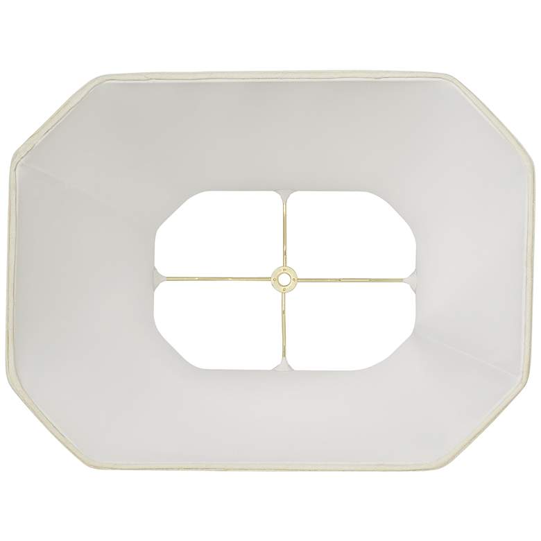 Image 4 Imperial Creme Rectangle Cut Corner Shade 10x16x13 (Spider) more views