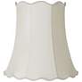 Imperial Creme Scallop Bell Lamp Shade 12x18x18 (Spider)
