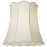 Imperial Creme Scallop Bell Lamp Shade 14x20x20 (Spider)