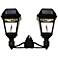 Imperial II Double Head Solar Power LED Outdoor Post Mount
