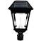 Imperial II Single Head Solar Power LED Outdoor Post Mount