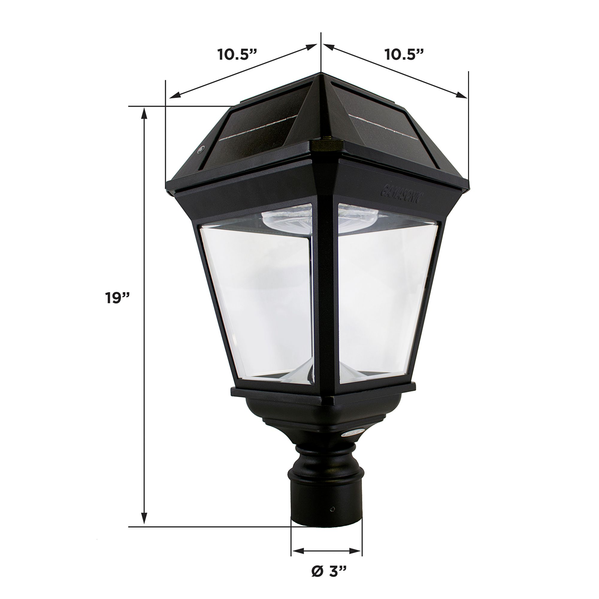Watch A Video About the Imperial III Commercial Solar Post Light with Dual Color Temperature