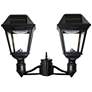 Thumbnail1 of Imperial III 21 1/2" High Black LED Solar Double Post Light