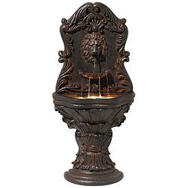 Image2 of Imperial Lion Acanthus 50" High Fountain with LED Light
