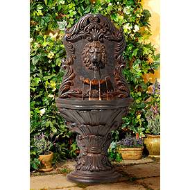 Image1 of Imperial Lion Acanthus 50" High Fountain with LED Light