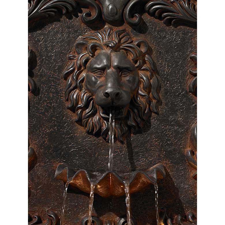 Image 3 Imperial Lion Acanthus 50 inch High Fountain with LED Light more views
