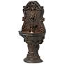 Imperial Lion Acanthus Fountain with Light