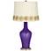 Imperial Metallic Anya Table Lamp with Flower Applique Trim