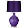 Imperial Metallic - Satin Purple Shade Ovo Table Lamp