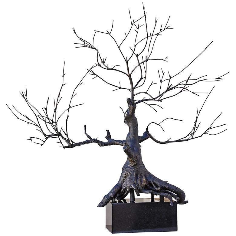 Image 1 Imperial Penzai Bronze 43 inch High Bonsai Tree Sculpture