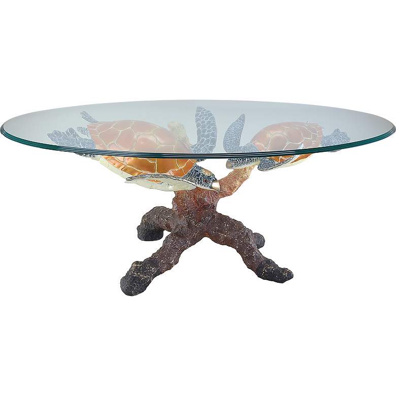 Image 1 Imperial Sea Turtle Accent Coffee Table