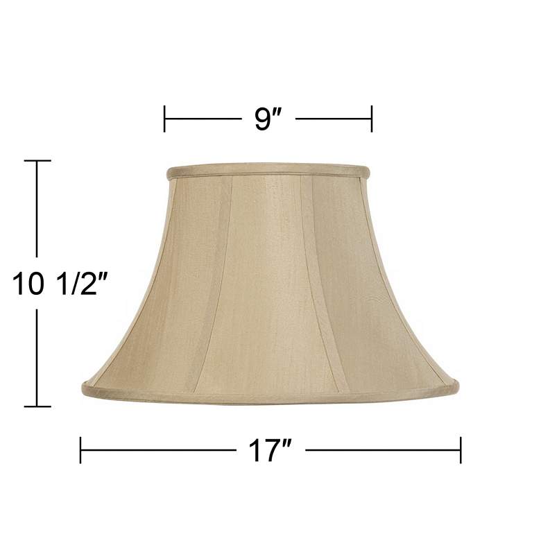Image 5 Imperial Shade Collection Taupe Bell 9x17x11 (Spider) more views