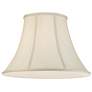Imperial Shade Creme White Bell Lamp Shade 9x18x13 (Spider)