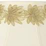 Imperial Shade with Gold Flower Trim 9x18x13 (Spider)