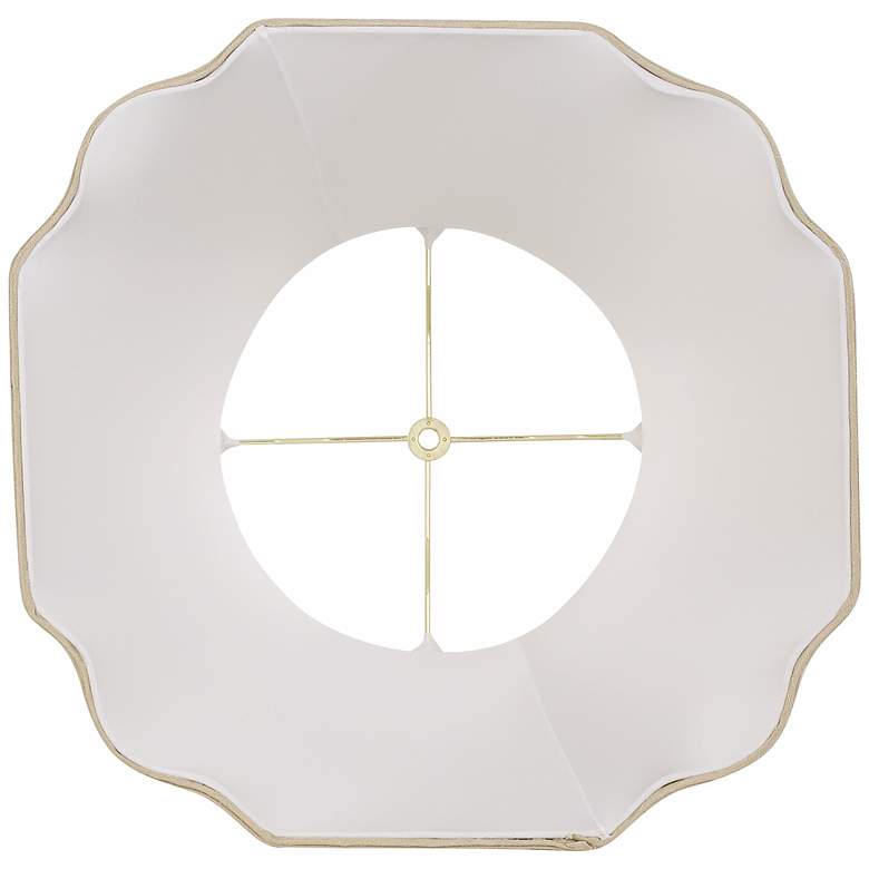 Imperial Taupe Bell Lamp Shade 10x16x14 (Spider) more views