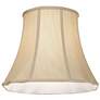 Imperial Taupe Bell Lamp Shade 10x16x14 (Spider)
