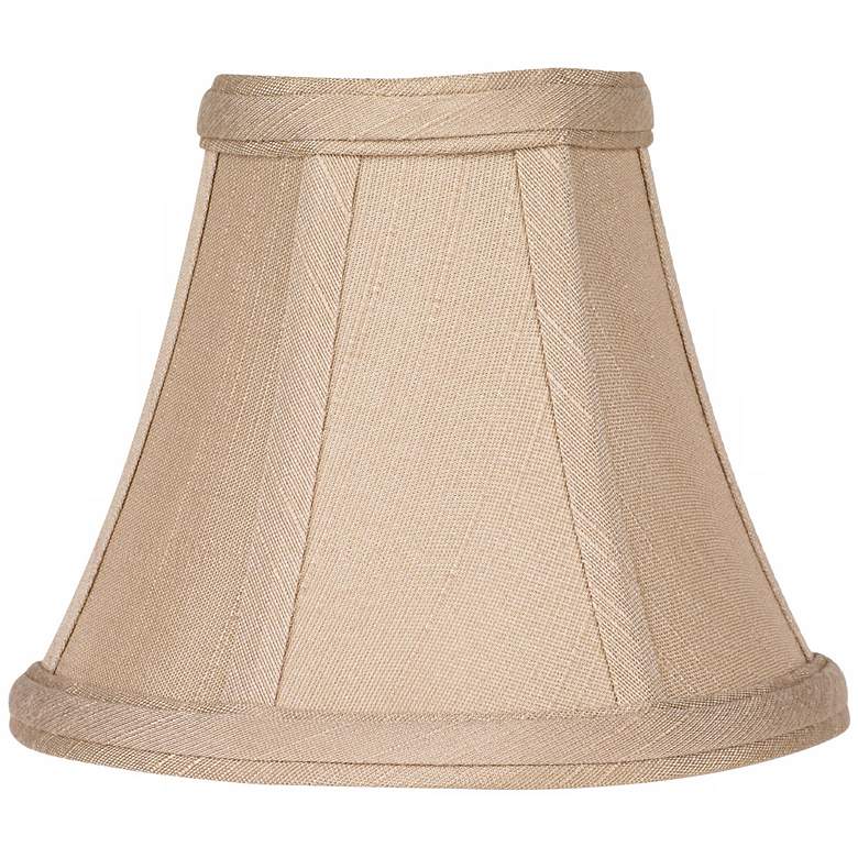 Image 1 Imperial Taupe Fabric Lamp Shade 3x6x5 (Clip-On)