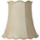 Imperial Taupe Scallop Bell Lamp Shade 12x18x18 (Spider)