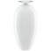 Imperial White 17 1/2" High Tall Porcelain Decorative Vase