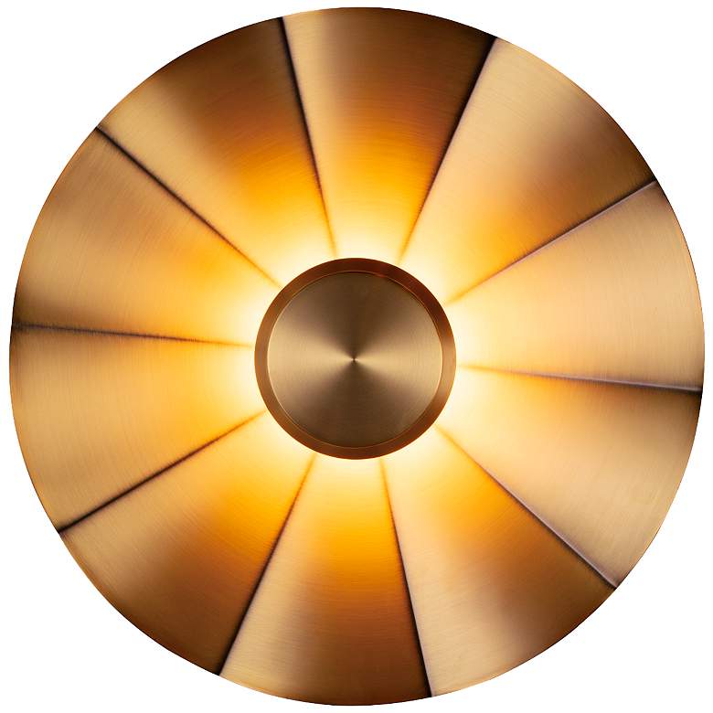 Image 1 Impression 19 3/4" High Antique Brass Wall Sconce