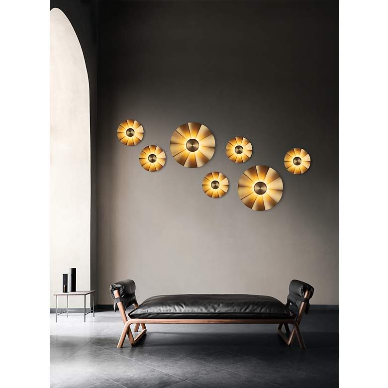Image 3 Impression 19 3/4" High Antique Brass Wall Sconce more views