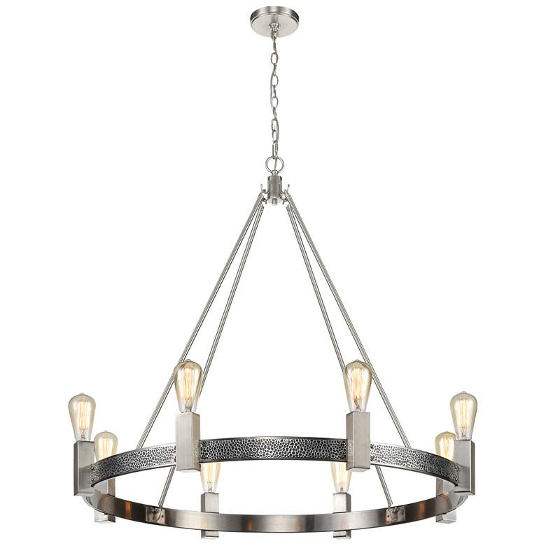 Image 1 Impression 36.25" Wide 8-Light Chandelier - Silver