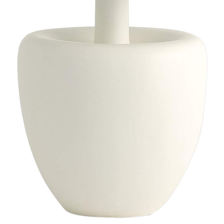 Image 3 Impression Matte White Ceramic Table Lamp more views