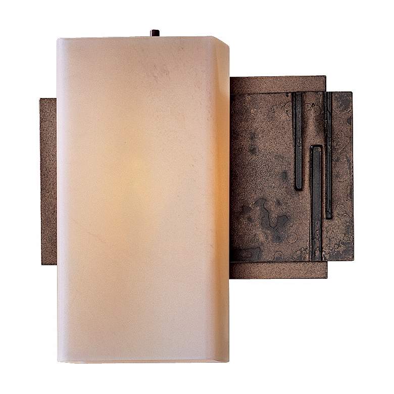 Image 1 Impressions Collection Stone Glass 8 1/2" High Wall Sconce