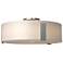 Impressions Large Semi-Flush - Vintage Platinum Finish - Opal Glass