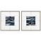 Imprint I 25"W x 25"H Framed Art Set of 2