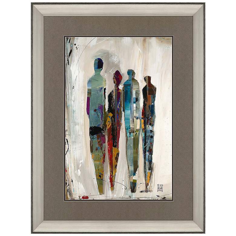 Image 1 Imprint I 42" High Rectangular Giclee Framed Wall Art