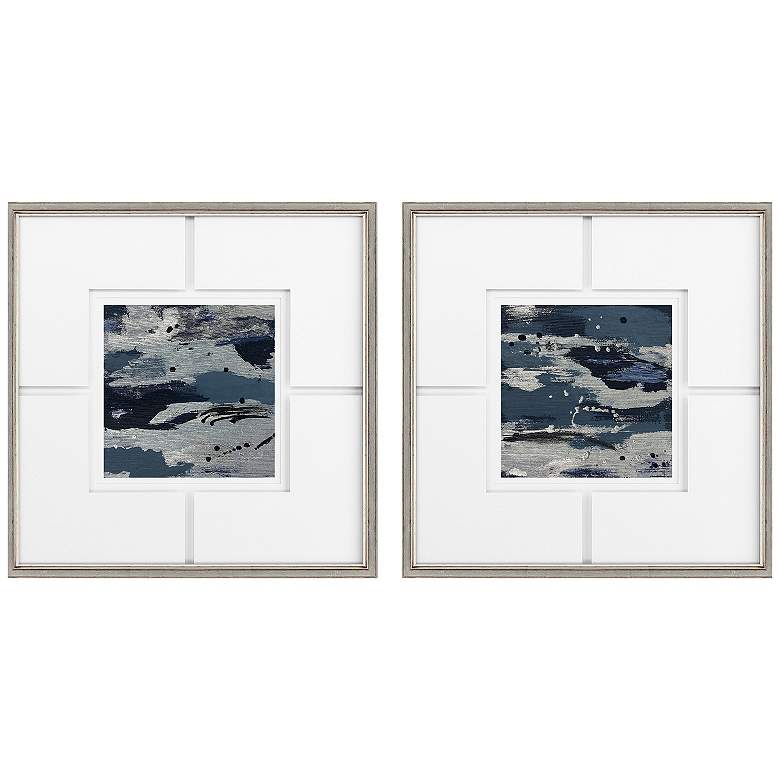 Image 1 Imprint II 25"W x 25"H Framed Art Set of 2