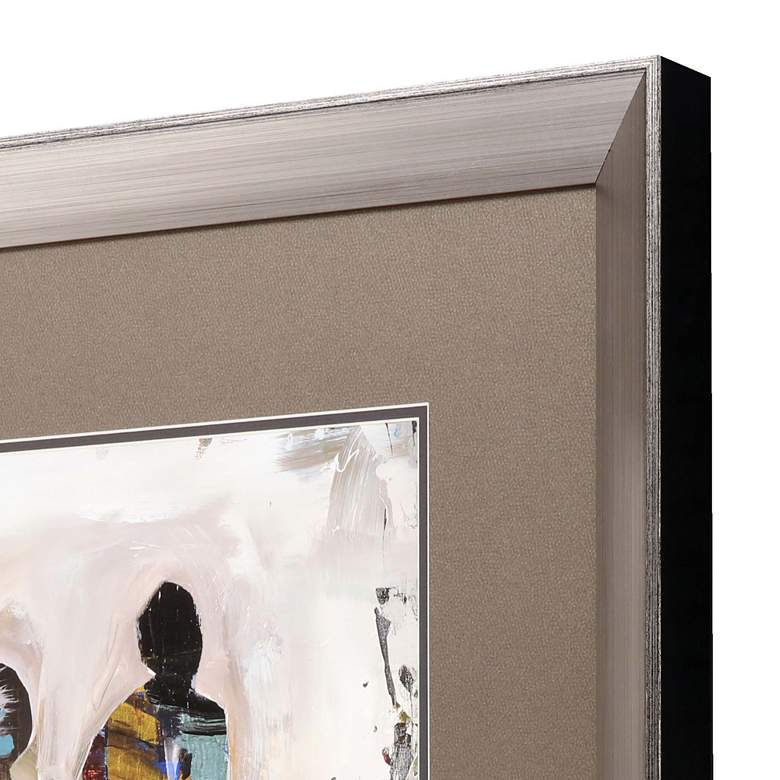 Image 2 Imprint II 42" High Rectangular Giclee Framed Wall Art more views
