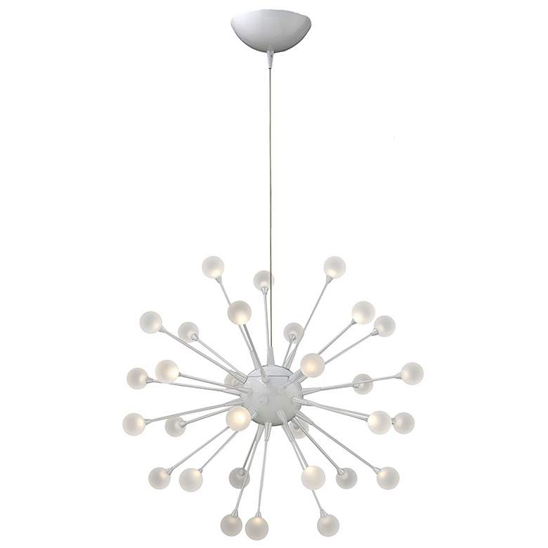 Image 1 Impulse 24" Wide White Chandelier by Hinkley Lighting