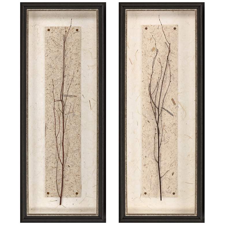 Image 3 In Balance 32 inchH 2-Piece Mixed Media Framed Wall Art Set