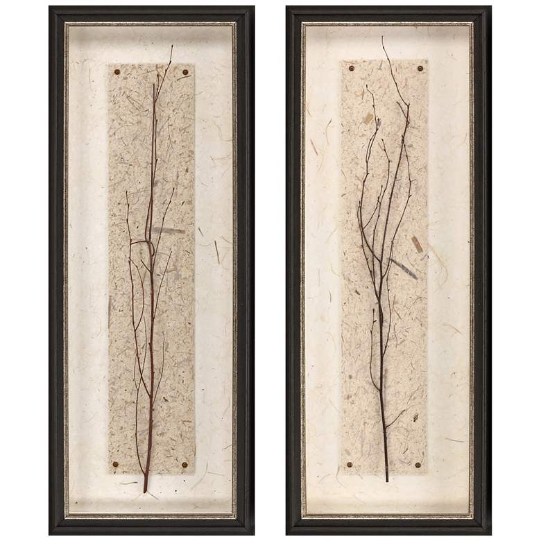 Image 3 In Balance 32"H 2-Piece Mixed Media Framed Wall Art Set