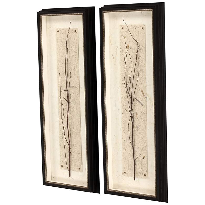 Image 5 In Balance 32"H 2-Piece Mixed Media Framed Wall Art Set more views