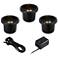 In-Ground 5-Piece Large LED Well Light Set