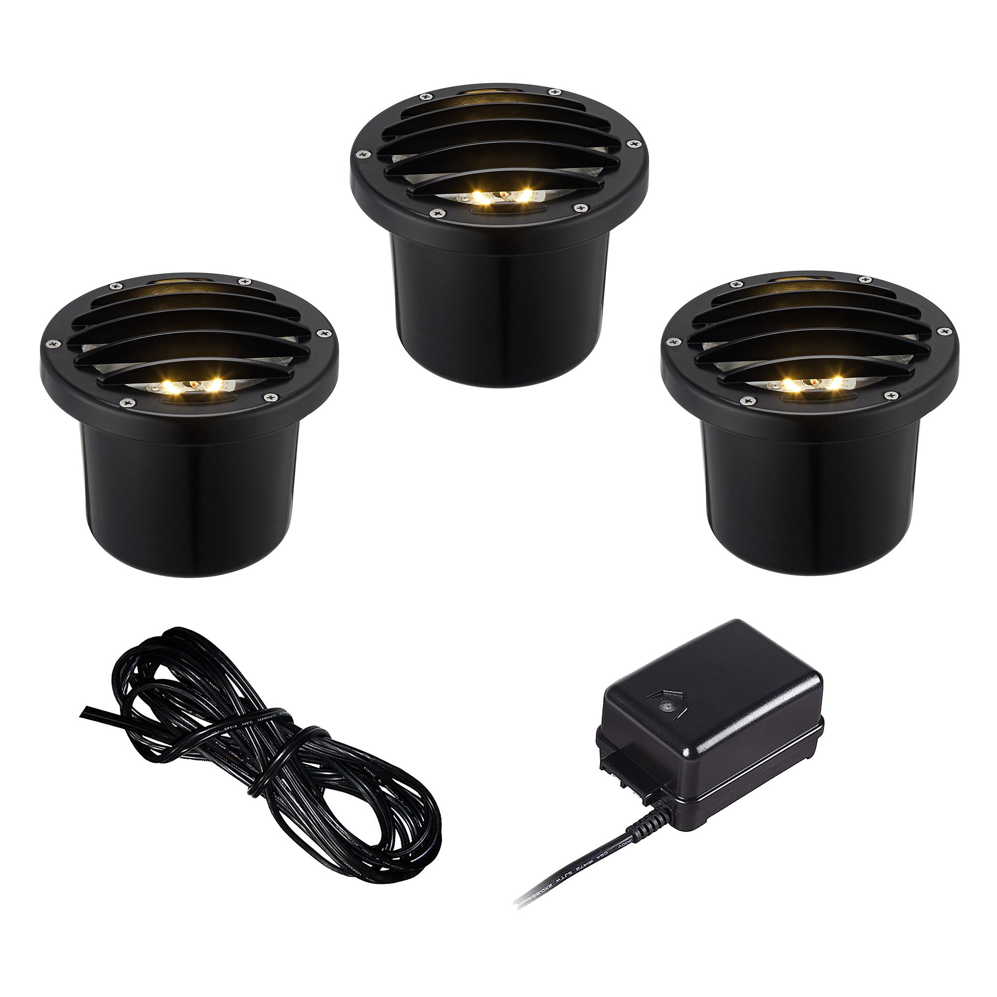 Image In-Ground 5-Piece Large LED Well Light Set