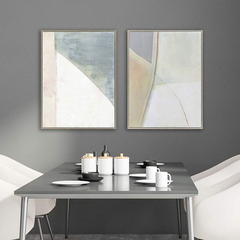 Image 1 In Neutral 29 inch High 2-Piece Framed Wall Art Set 