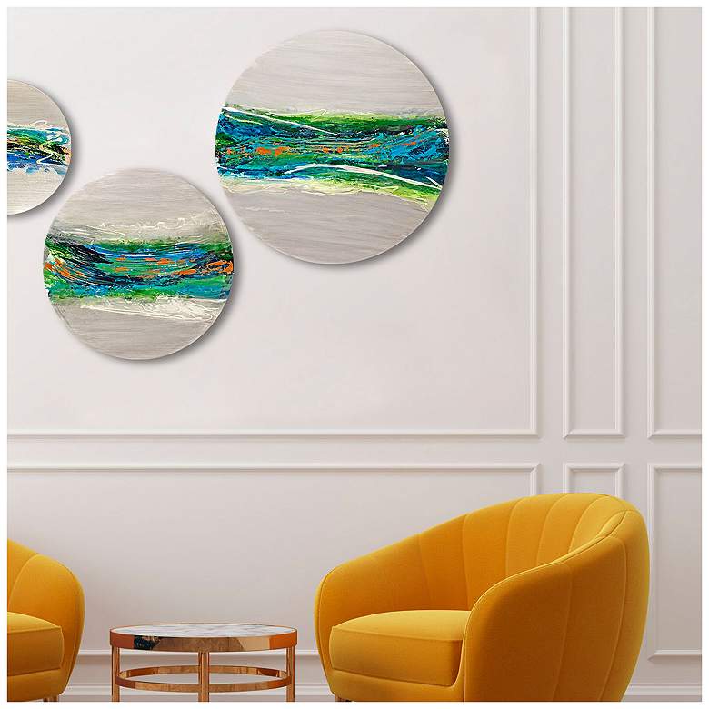 Image 4 In Orbit III 32"W x 32"H Wall Sculpture more views