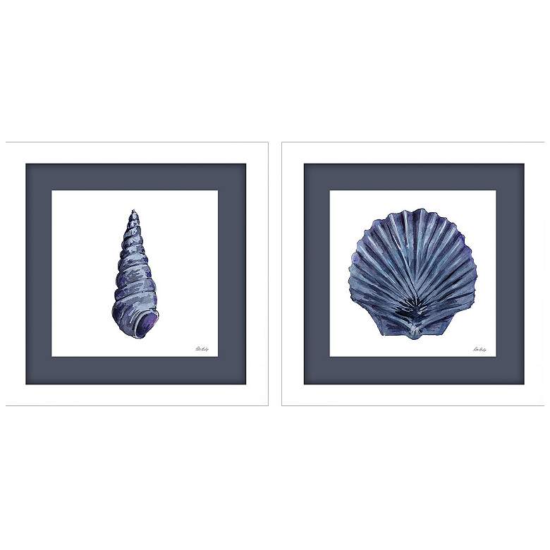 Image 1 In the Deep Blue 19"W x 19"H Framed Art Set of 2