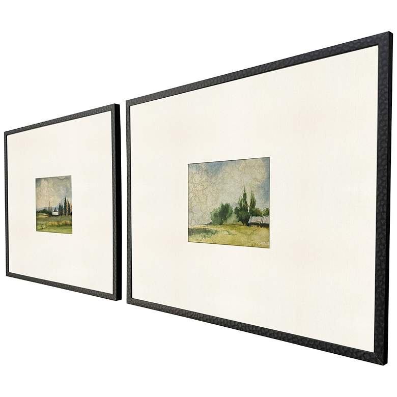Image 2 In the Meadows II 29"W x 23"H Framed Art Set of 2 more views